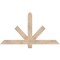 Ekena Millwork Kennewick Smooth Timber Gable Bracket, Douglas Fir, 48"W x 26"H x 1 1/2"D x 3 1/2"F, 13/12 Pitch GBW048X26X0204KEN00SDF - alternate 1